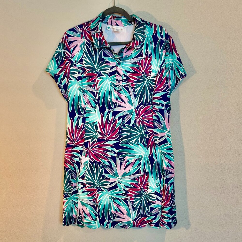 Sigrid Olsen Floral Print Golf/ Tennis Dress w/shorts - XL - Picture 2 of 15